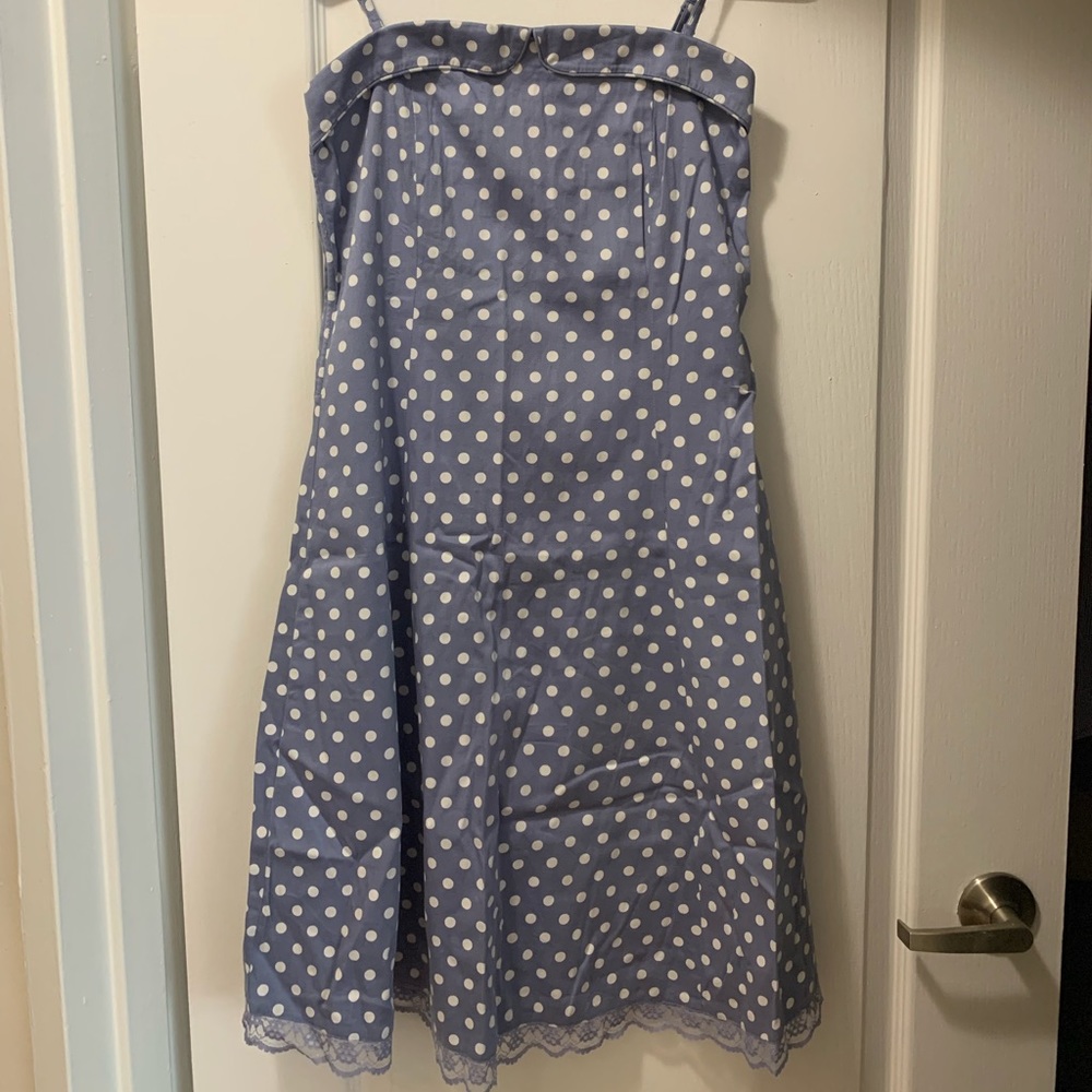 Polka dot midi dress